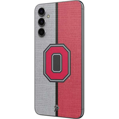 Ohio State University OSU Buckeyes Split Galaxy A14 5G Skin